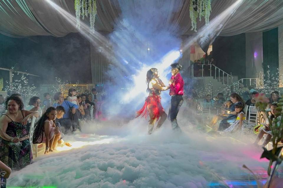 Bailes sobre hielo seco