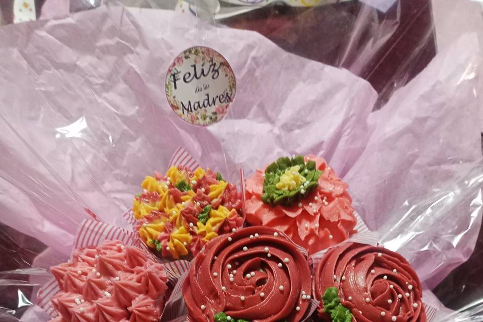 Bouquets de cupcakes