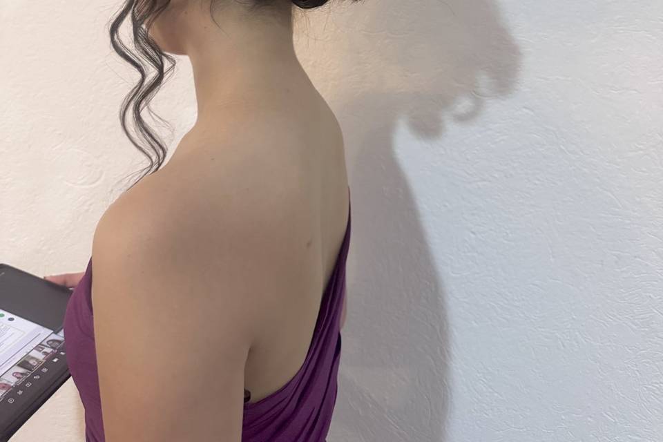 Peinado recogido elegante