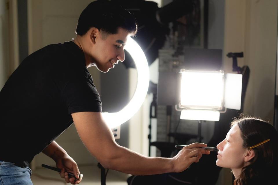 Prueba de novia para su sesión