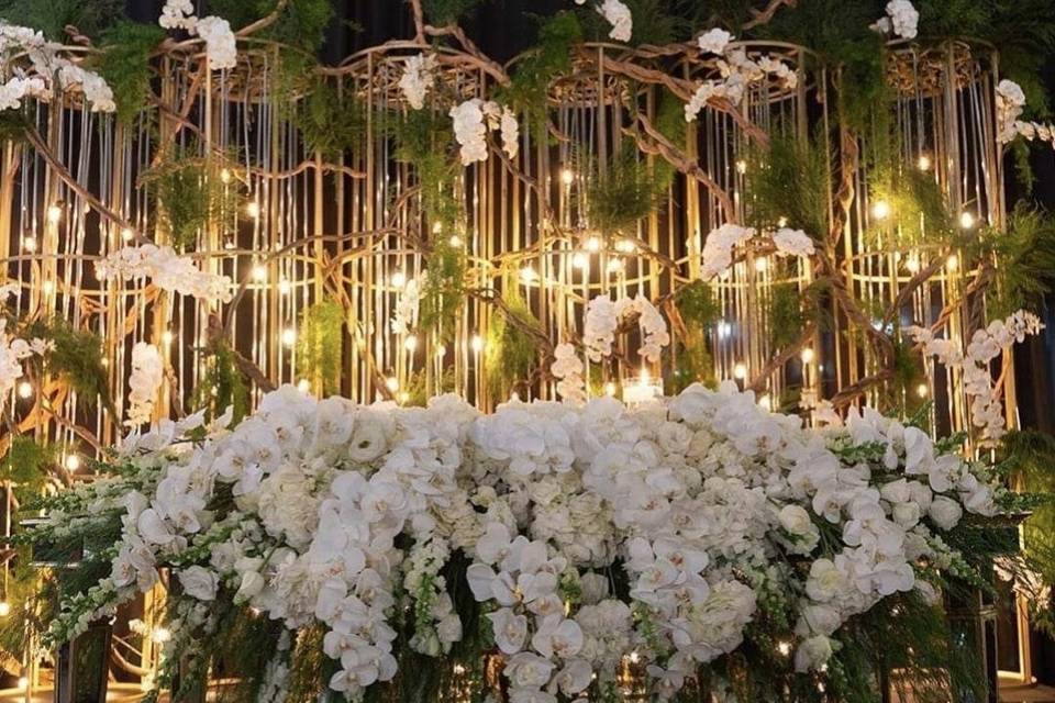 Arreglo floral para novios