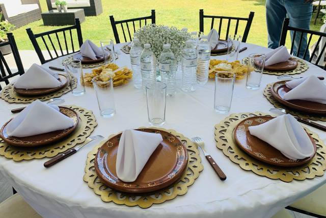 Set de losa de barro