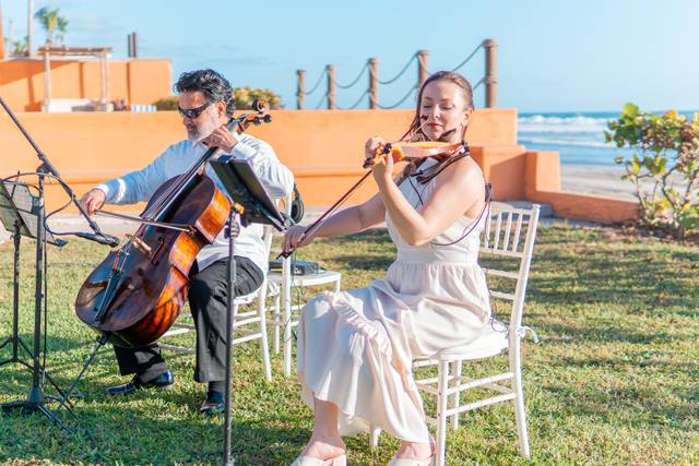 Violín y cello para ceremonia