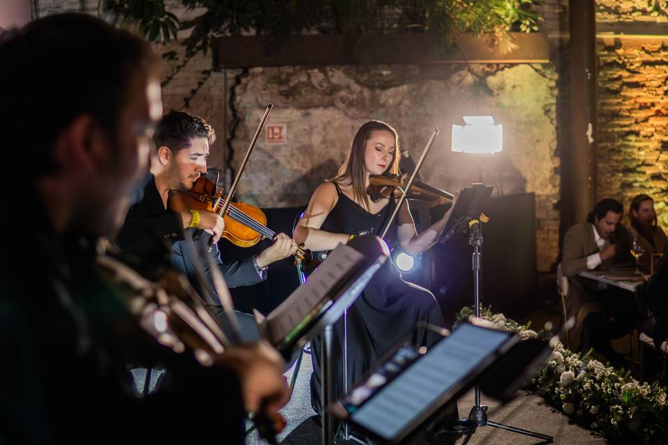 Violín y piano para recepción