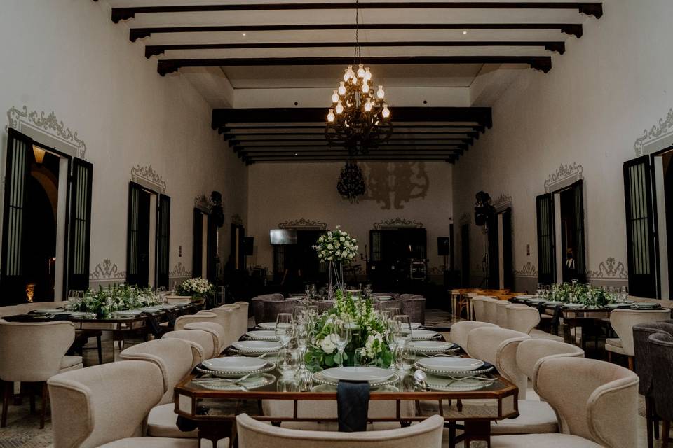 Salón listo para invitados