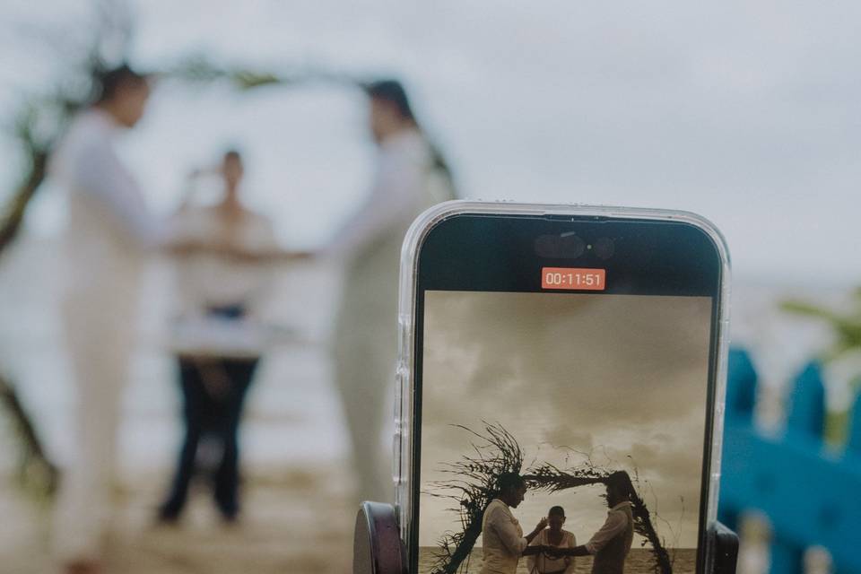 Boda en la playa