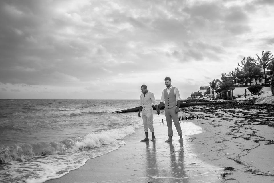 Boda en la playa