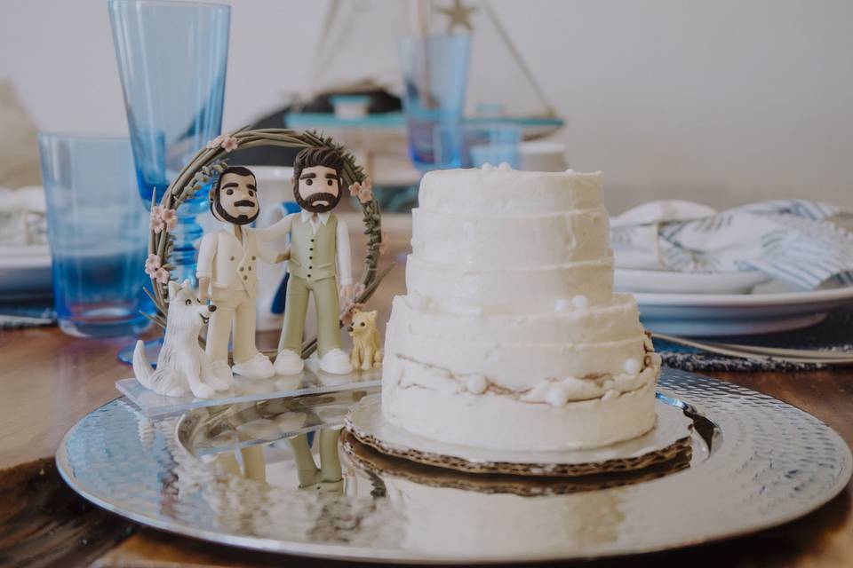 Pastel cumple y boda