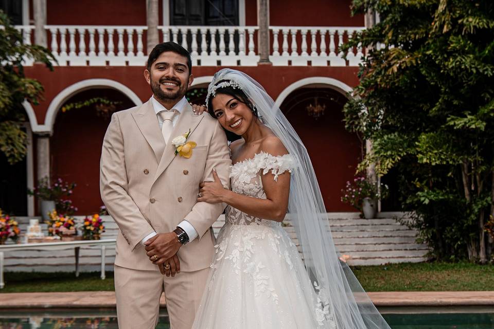 Zoom en novios