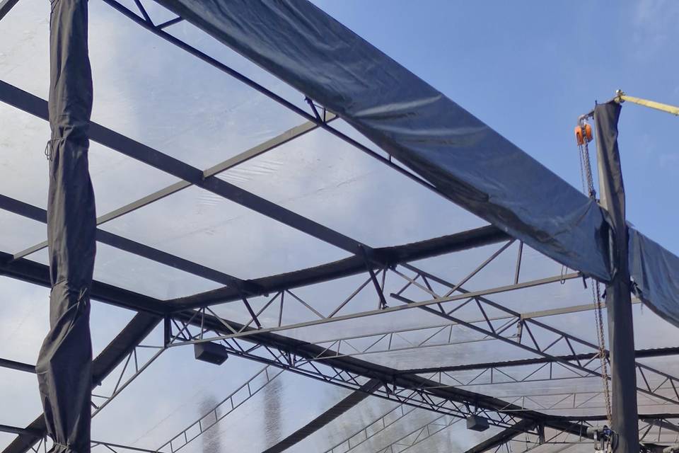 Toldo transparente Gigante 15×