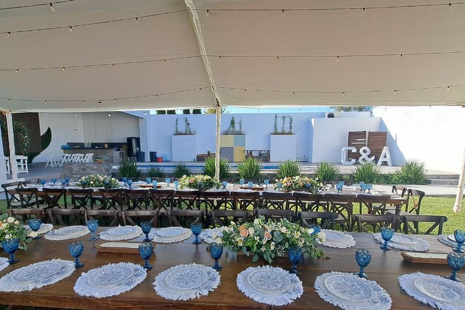 Lindo Toldo para boda íntima