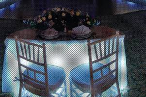 Decoración floral de las mesas