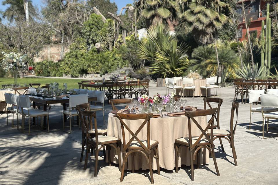 Boda en jardín