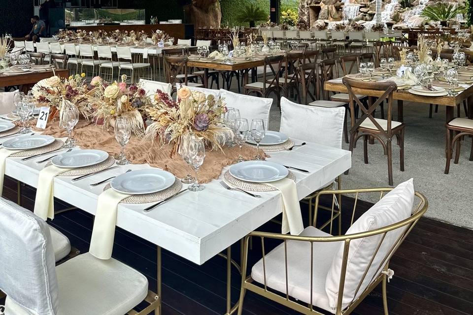 Boda en jardín de eventos