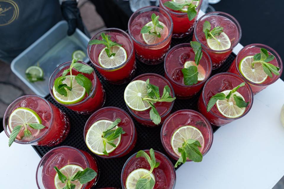 Mojito frutos rojos