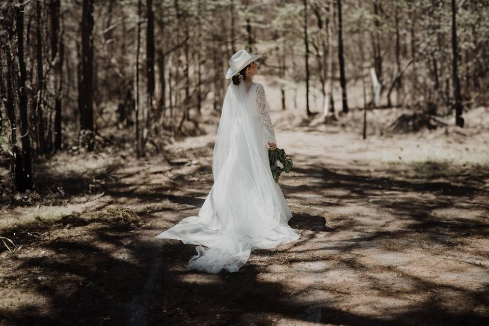 Novia en el bosque
