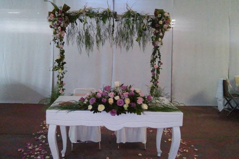 Mesa de novios