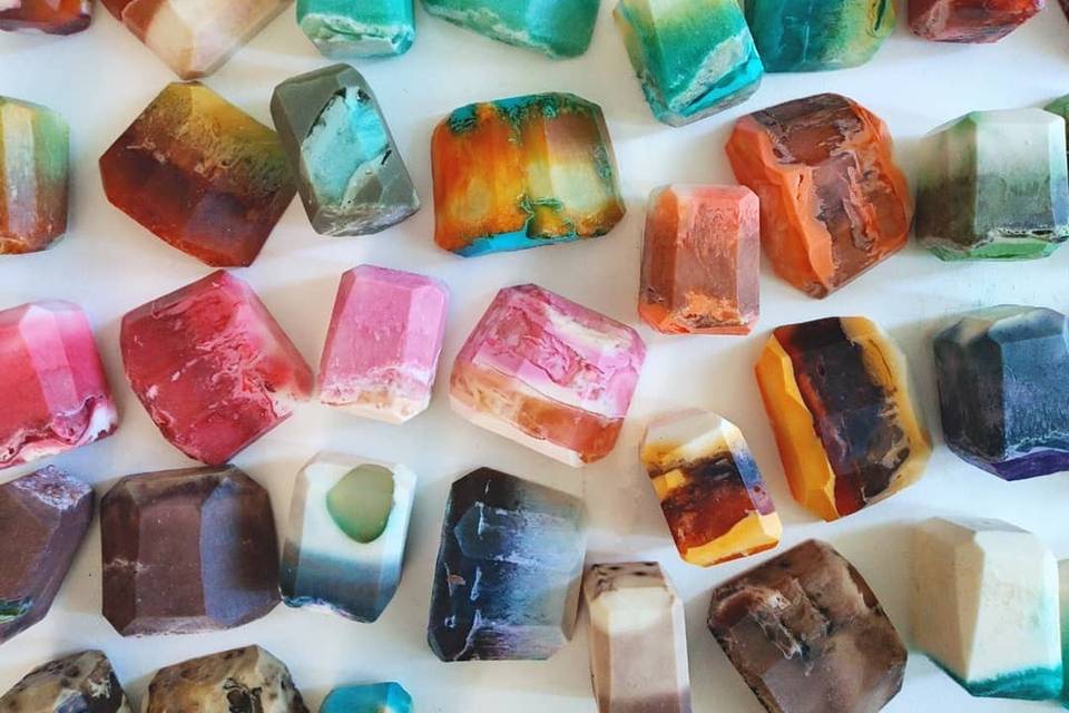 Mexican gemstone soaps