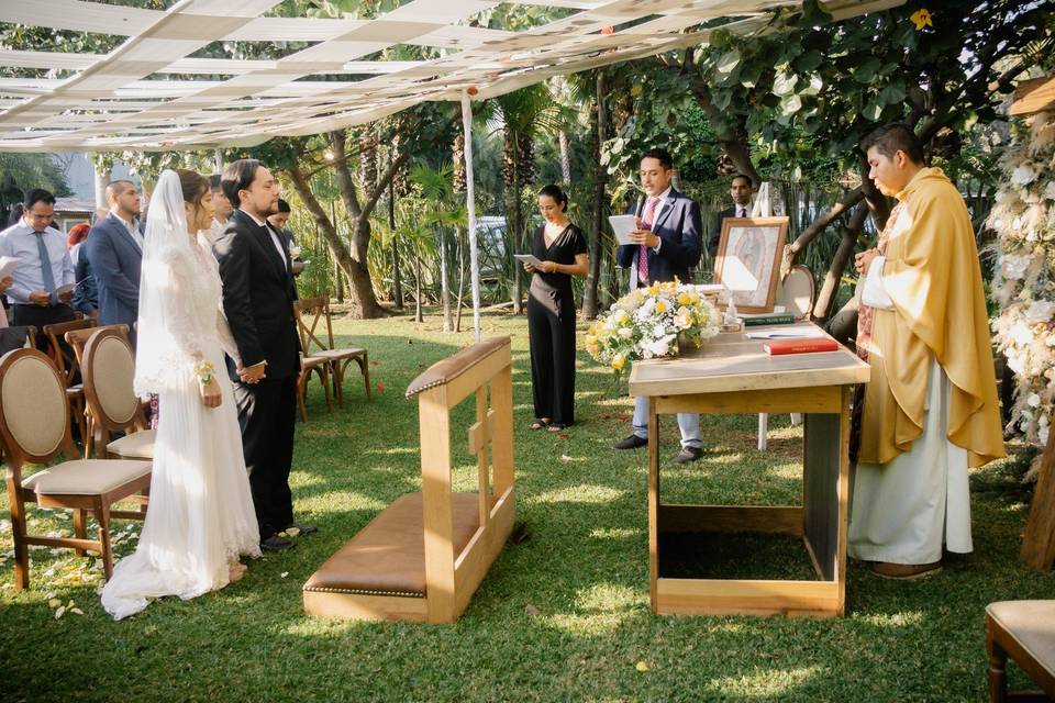 Espacio para ceremonia