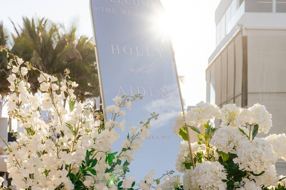 Entrada a la ceremonia