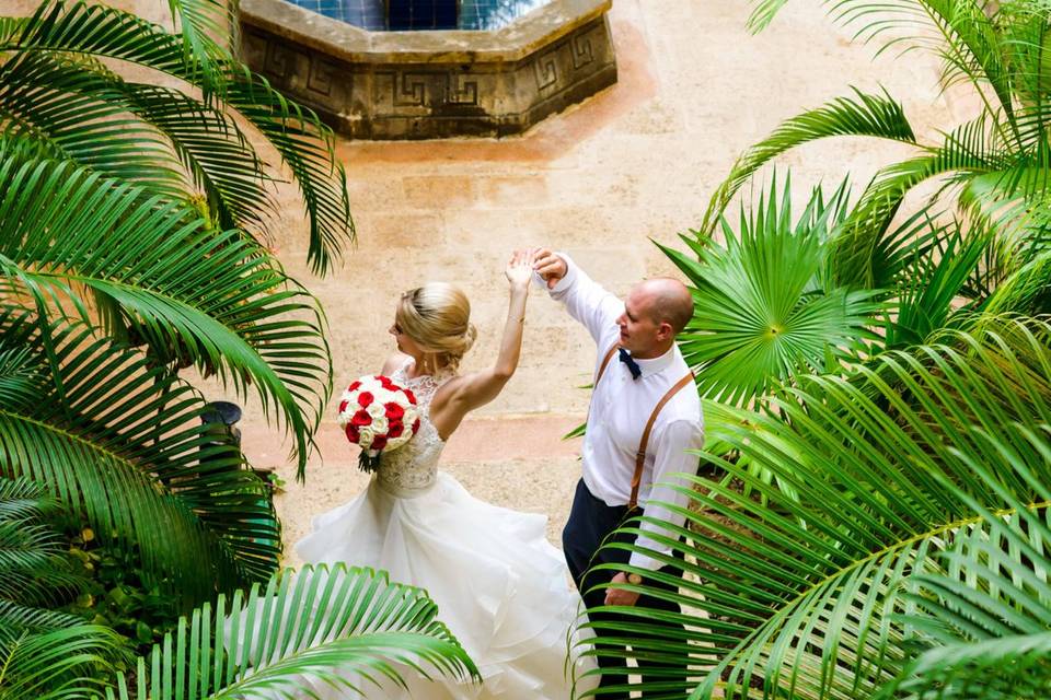 Cancun Wedding Beach Photo