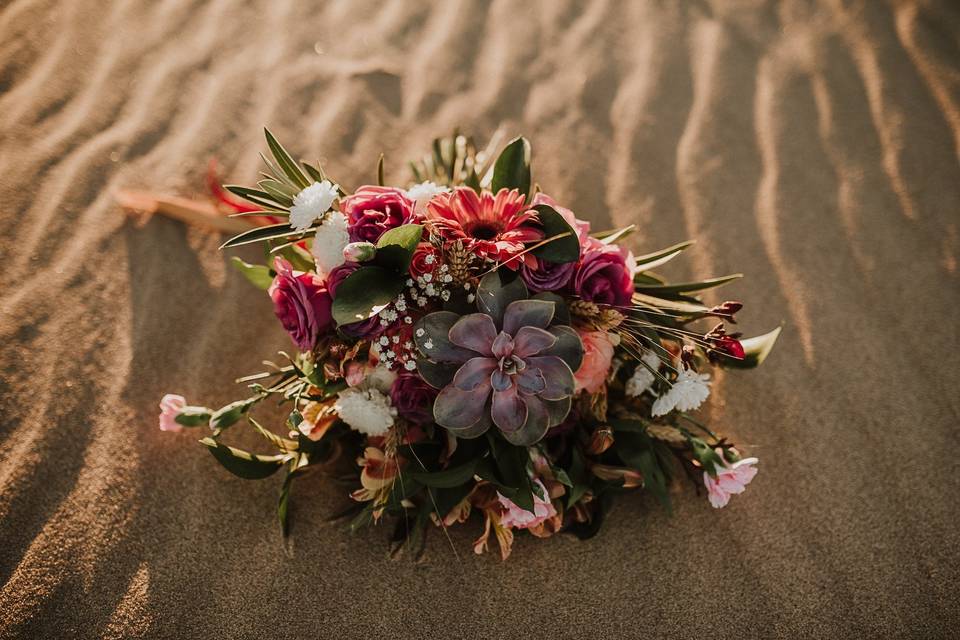 Una flor en el desierto