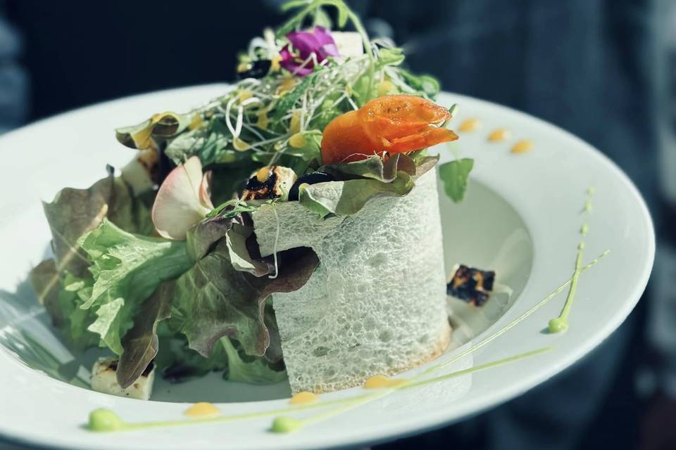 Plato con verduras