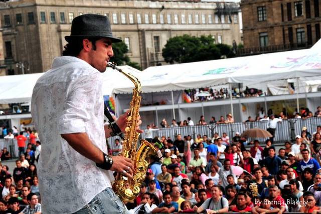 Show en Zócalo de México