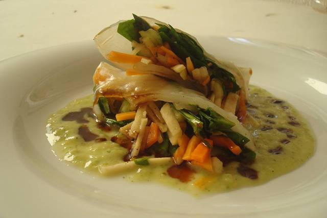 Rollo de verduras