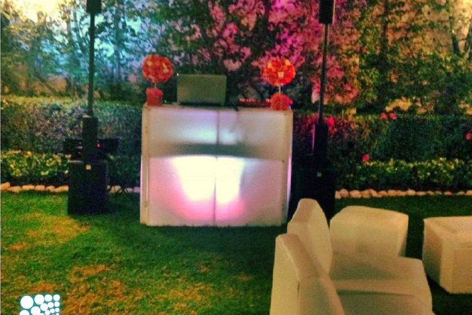 Equipo para pequeños eventos