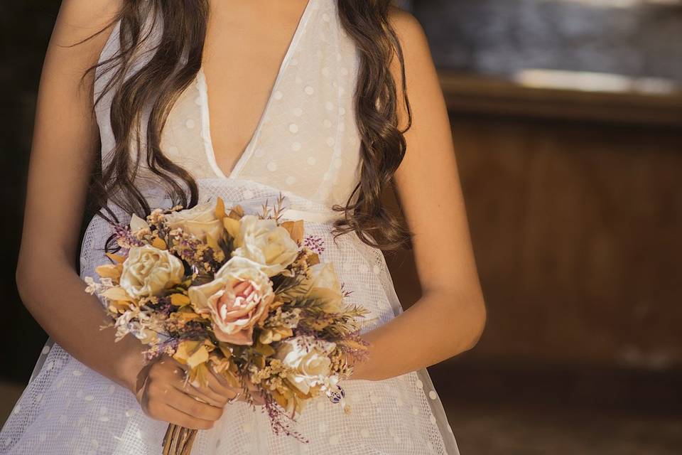 Maquillaje y peinado de novia