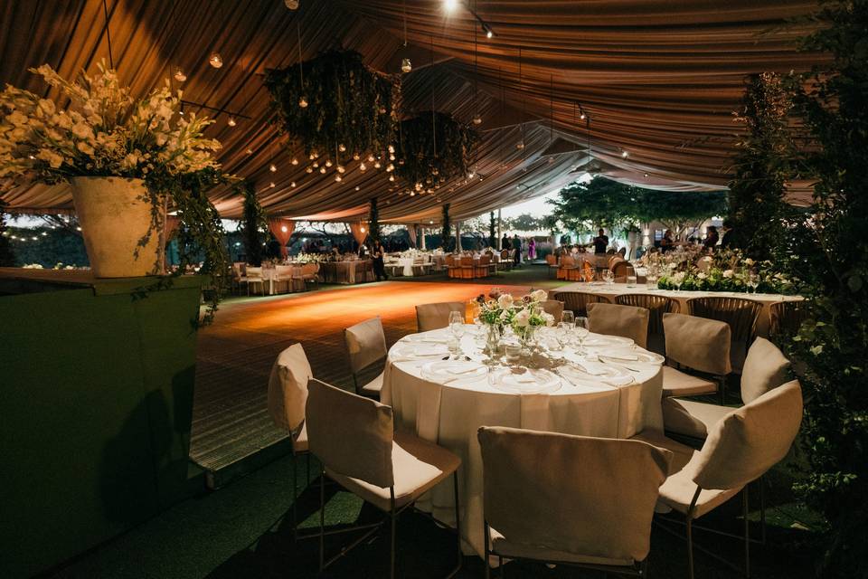 Jardín del Lago interior