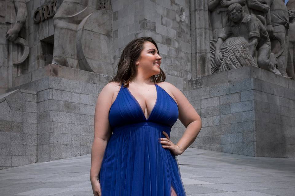 Vestido azul