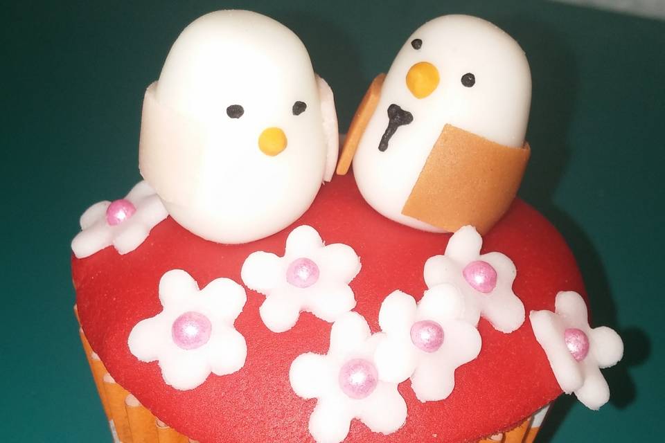 Figuras de fondant novios