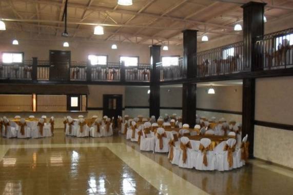 El salón para u evento