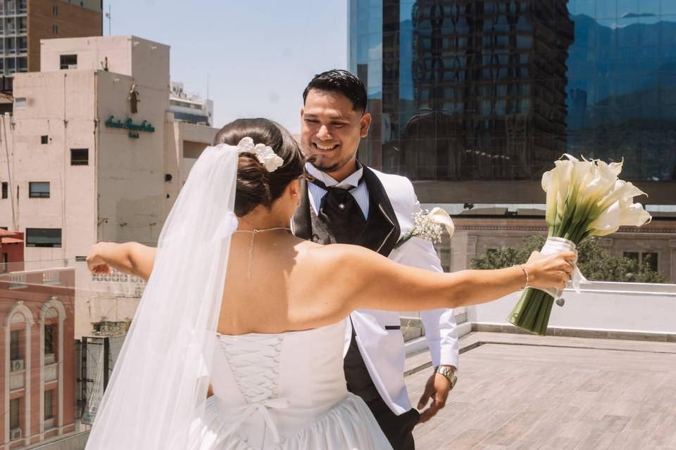 First look Perla y Daniel