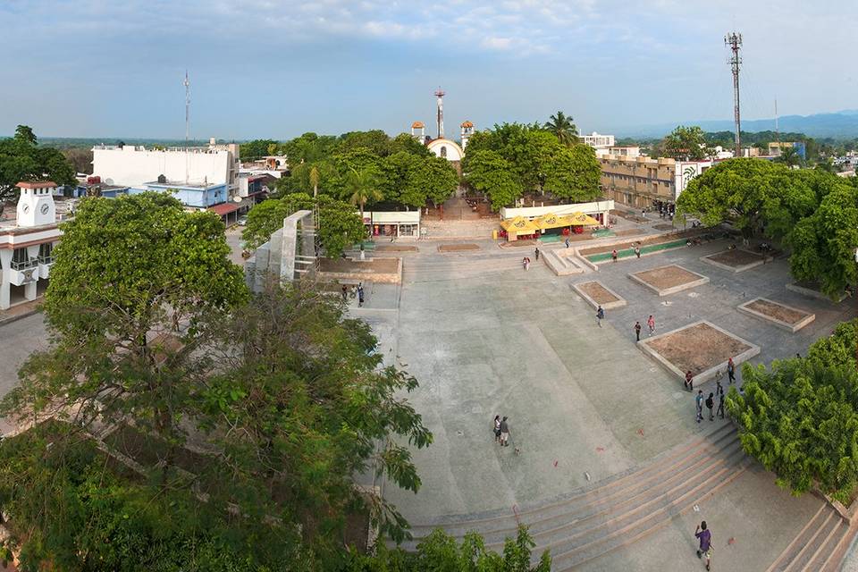 Plaza principal palenque centr