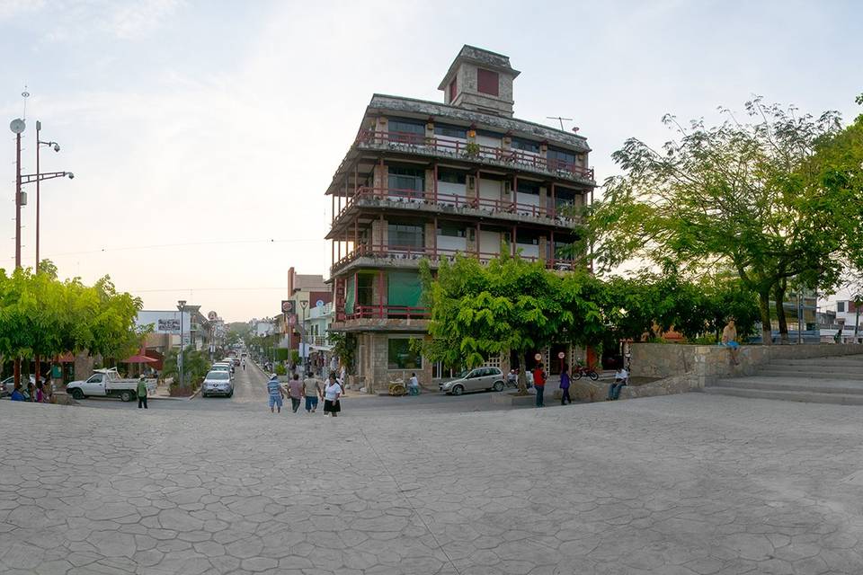 Plaza central, palenque