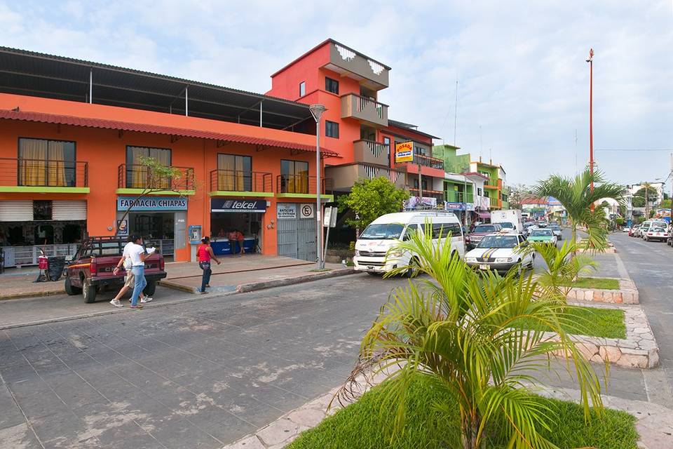 Calle principal palenque