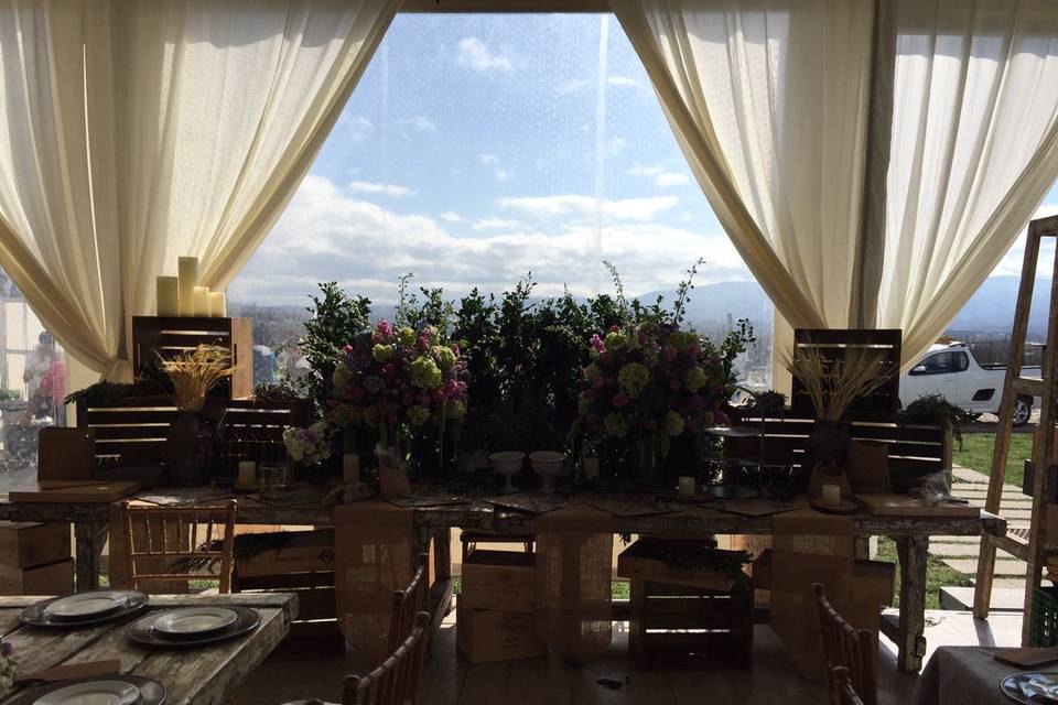 Mesa de quesos boda