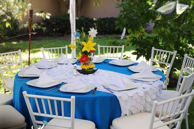 Mesas decoradas