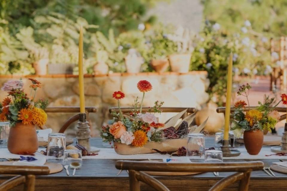 Mesa decorada