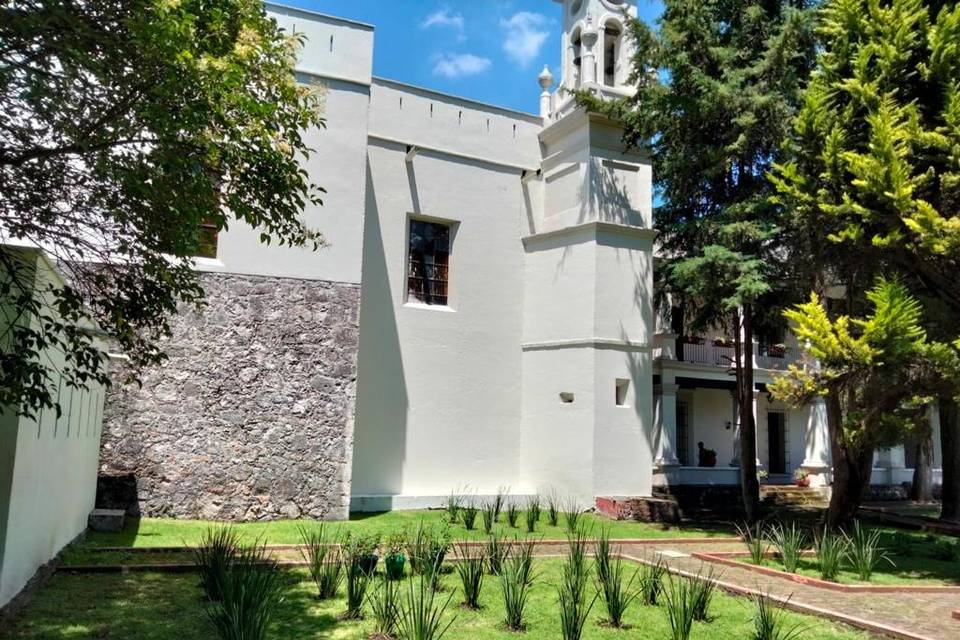 Vista de la capilla