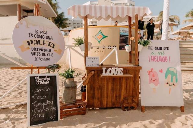 Snack de paletas hielo