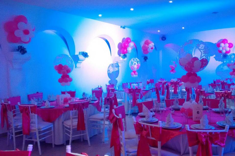 Arreglos completos con globos