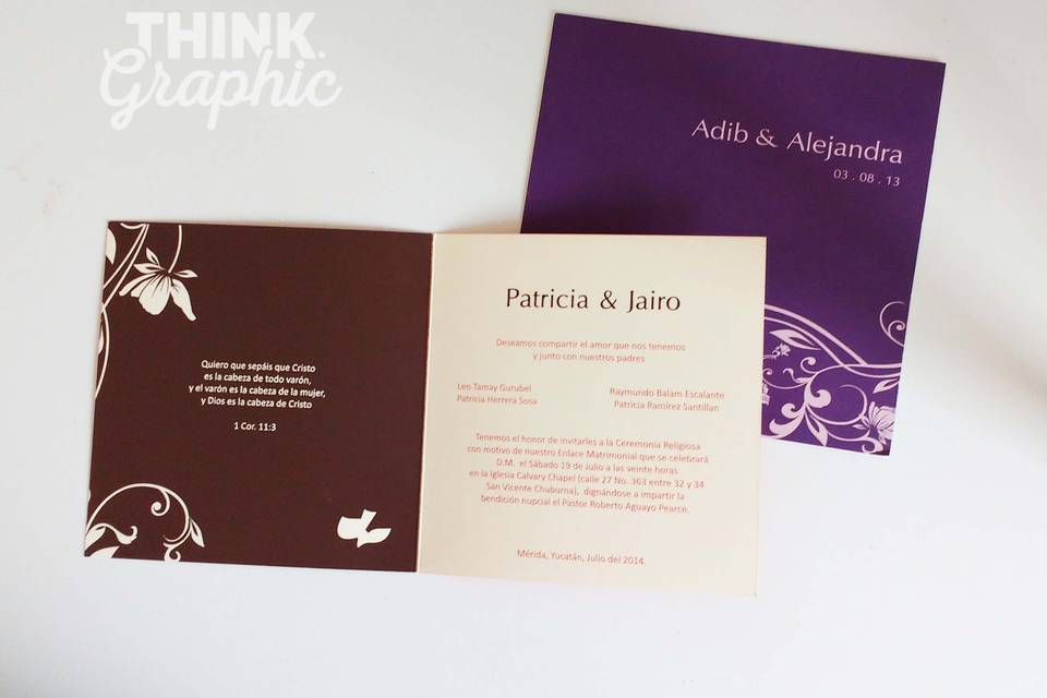 Invitaciones para Boda