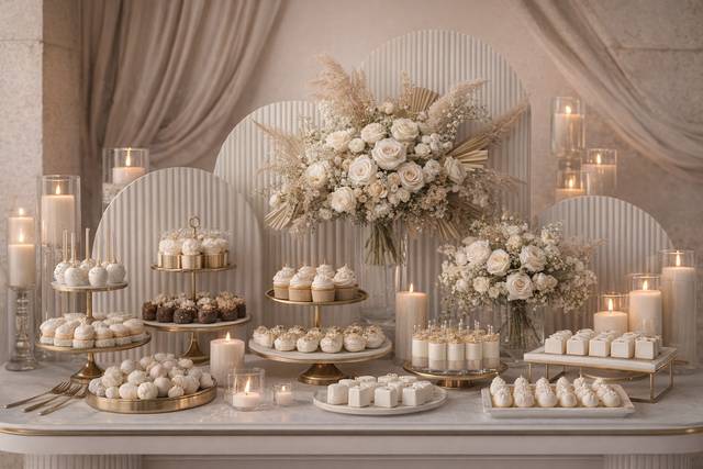 Propuesta de mesa de postres