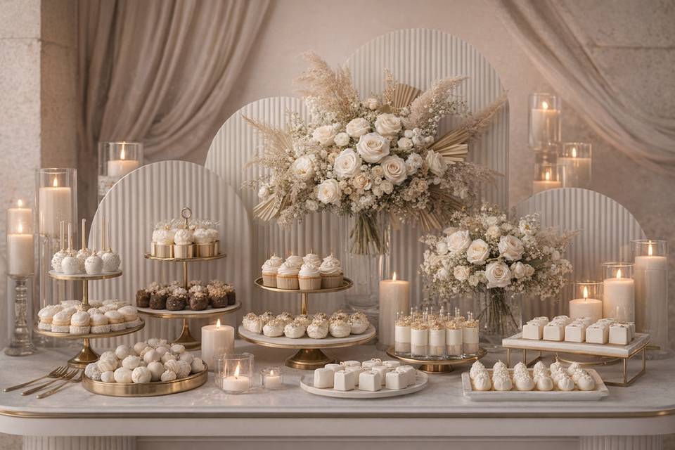 Propuesta de mesa de postres