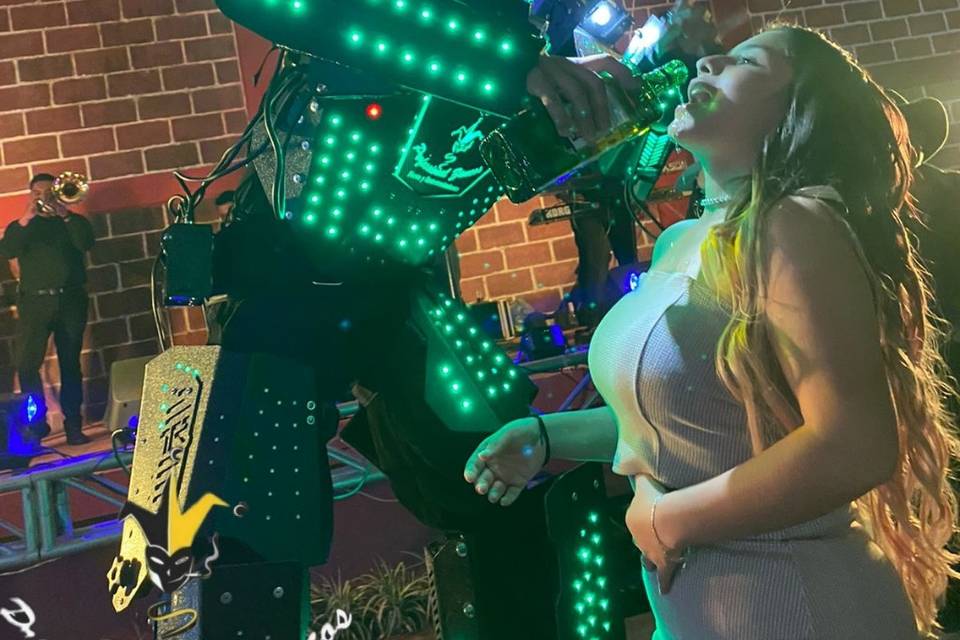 Robot led