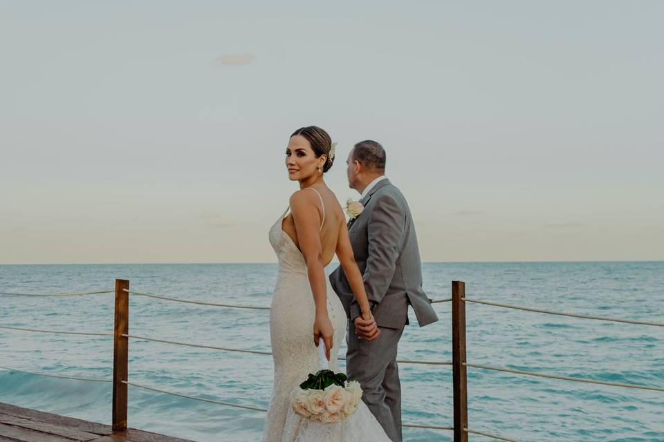 Boda a la orilla de la playa